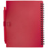Niove zestaw notatnik w miękkiej okładce z tworzyw sztucznych pochodzących z recyklingu i długopis (niebieski tusz) Czerwony 10629821 (3) thumbnail