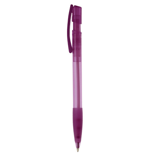 Transparentny długopis Nash Transparentny / purpurowy LT80802-N0472 (3)
