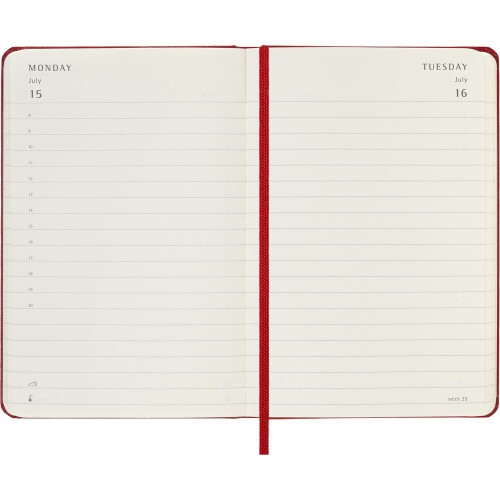 Kalendarz MOLESKINE czerwony VM292-05/2024 (12)