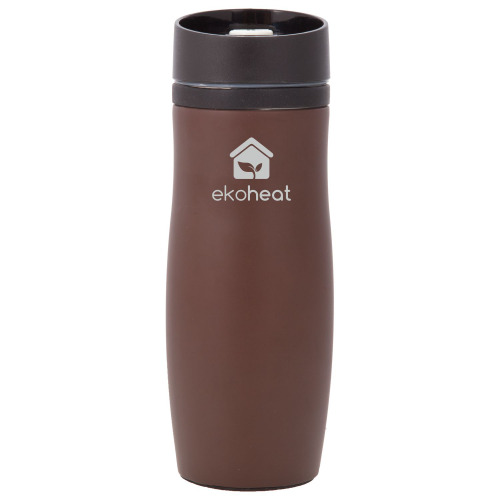 Kubek termiczny 375 ml Air Gifts | Mary Brązowy V4987-16 (5)