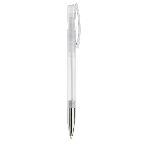 Przezroczysty długopis Nash Transparentny / biały LT80805-N0401 (1)