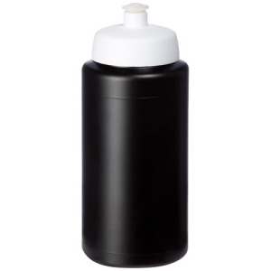 Bidon Baseline® Plus o pojemności 500 ml ze sportowym wieczkiem i uchwytem Czarny