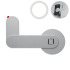 Magnetyczny uchwyt na telefon Srebrny MO3160-14  thumbnail