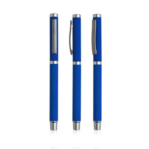Metalowe piórko kulkowe soft touch / Jagger Granatowy IP13155165 