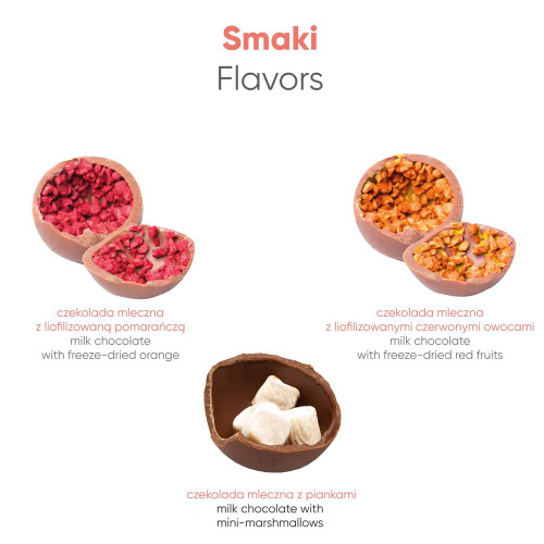 Czekoladowe Kule Double Chocolate Surprise Wielokolorowy S0302/XM (6)