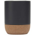 Billie kubek ceramiczny o pojemności 300 ml z detalami z korka i matowym wykończeniem Czarny 10084790 (2) thumbnail