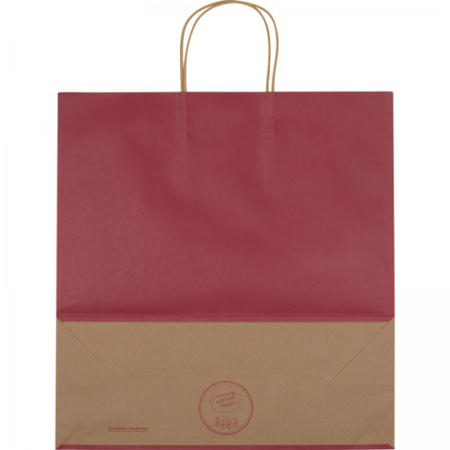 Torba papierowa duża 120 g/m2 GUS Bordowy 6181702 (3)