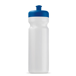 Bidon sportowy BIO 750ml Transparentny / niebieski