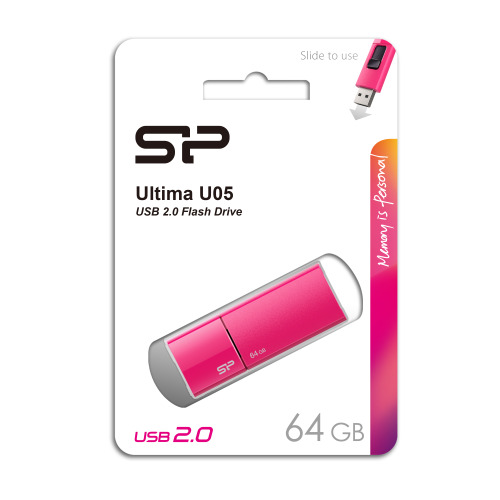 Pendrive Ultima U05, 8GB 2.0 Silicon Power Różowy EG814411 64GB (3)