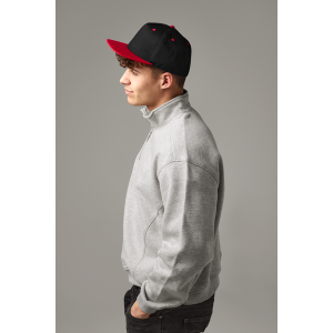 Czapka 5-panelowa - Black & Grey