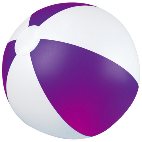 Piłka plażowa dwukolorowa KEY WEST Fioletowy 105112 (1)