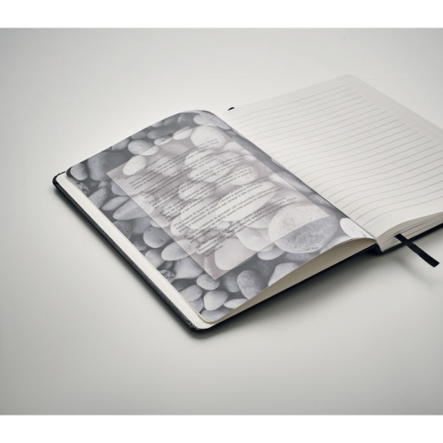 Zeszyt A5 karton z recyklingu Czarny MO6798-03 (2)