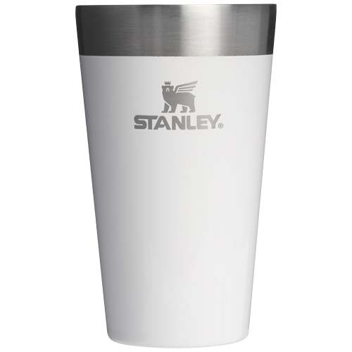 Stanley Stacking termoizolowany kubek ze stali nierdzewnej o pojemności 470 ml Biały 10098301 