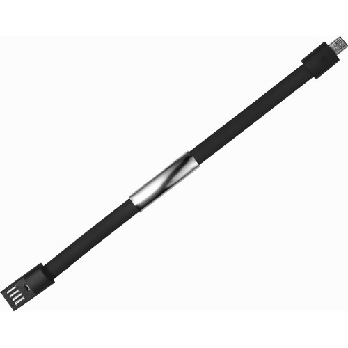 Opaska na rękę, bransoletka, kabel do ładowania Czarny V3823-03 (1)
