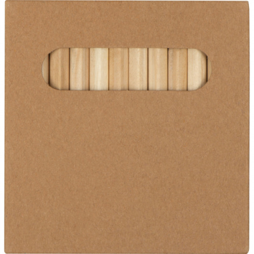 Kredki drewniane 12 kolorów ASHTON Wielokolorowy 14459mc (4)