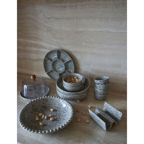 Miska do serwowania DITTE, szary/czarny Czarny 5018335- (3)