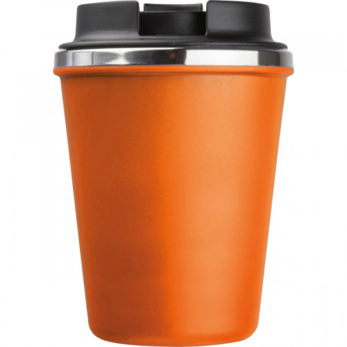 Kubek termiczny 350 ml z powłoką z recyklingu METODY Pomarańczowy 8496210 (6)