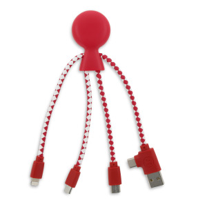 2081 | Xoopar Mr. Bio Charging cable Czerwony