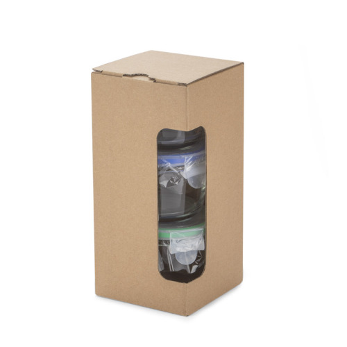 Zestaw słoiczków szklanych PESTO 3 x 120 ml Przezroczysty 16529 (6)