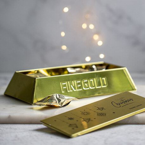 Bombonierka Puszka Złota Sztaba Wielokolorowy S0196/XM (2)