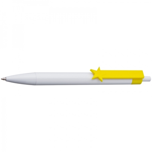 Długopis plastikowy DUIVEN żółty 444608 