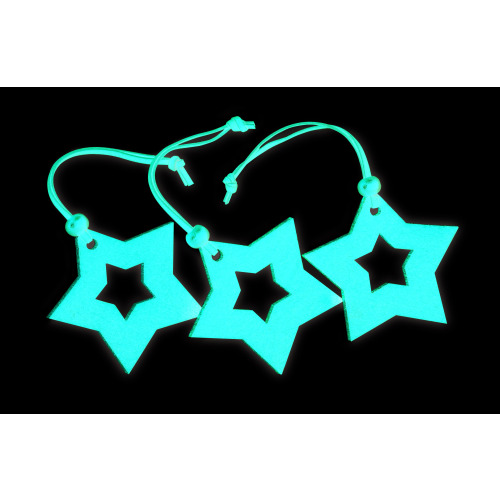 Filcowe zawieszki, gwiazdki Czerwony CX1346-05 (4)