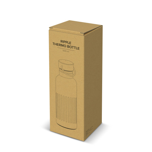Butelka termiczna ze stali nierdzewnej pochodzącej z recyklingu, 500 ml Szary LT98699-N0061 (8)