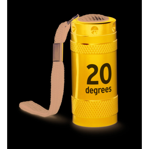 Aluminiowa mini latarka Granatowy MO7680-04 (2)