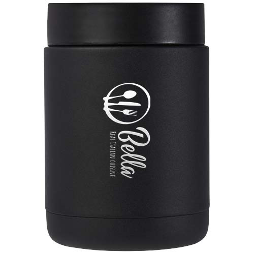 Doveron pojemnik śniadaniowy ze stali nierdzewnej z recyklingu o pojemności 500 ml Czarny 11342290 (1)