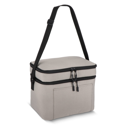 Torba termoizolacyjna R-PET 600D z podwójną komorą 30 x 20 x 24 cm 12 l Szary LT95389-N0061 