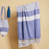Sagaform Ella Duży ręcznik hamam 145x250cm Niebieski LT52010-N0011 (1) thumbnail