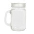 Słoik do picia 500 ml ze słomką Srebrny V8983-32 (2) thumbnail
