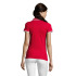 PASADENA damskie polo 200g Rojo/Blanco S00578-RE-M (1) thumbnail