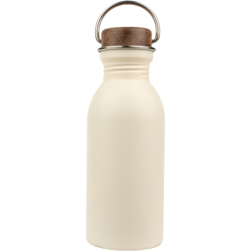 Butelka stalowa z recyklingu IBIZA MoLu 500 ml Biały 398006 (7)