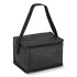 R-PET 6 Torba chłodząca na puszki z włókniny 20 x 13 x 12,5 cm 75g/m² Czarny LT95390-N0002  thumbnail
