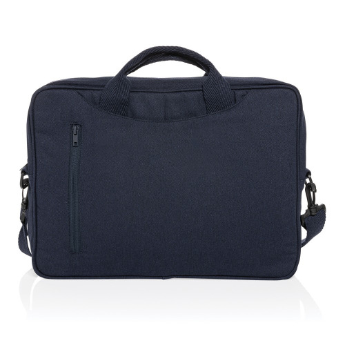 Torba na laptopa 15,4" AWARE™ Laluka, bawełna z recyklingu Niebieski P732.115 (1)