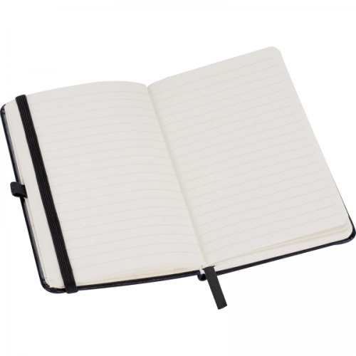 Notatnik A6 w linie ALEX Czarny 2031503 (2)