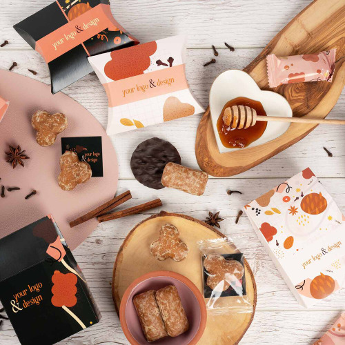 Toruńskie pierniki - pierniki z logo w torebce mini Wielokolorwy S0516 (4)