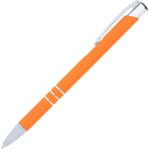 Długopis metalowy soft touch NEW JERSEY Pomarańczowy 055510 (2)