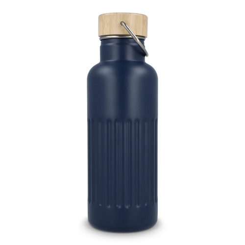 Butelka termiczna ze stali nierdzewnej pochodzącej z recyklingu, 500 ml Ciemnoniebieski LT98699-N0010 (7)