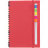 Zestaw do notatek, notatnik ok. A5, karteczki samoprzylepne czerwony V2994-05  thumbnail
