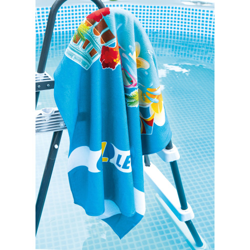 Ręcznik drukowany welurowy Wielokolorowy BRN02C (3)