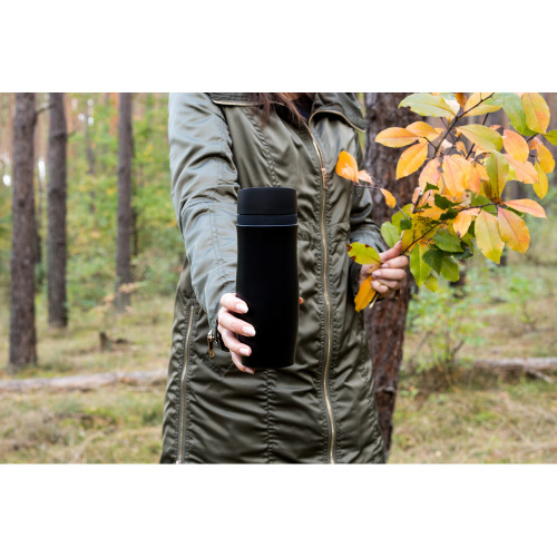 Kubek termiczny 375 ml Air Gifts | Mary Czarny V4987-03 (4)