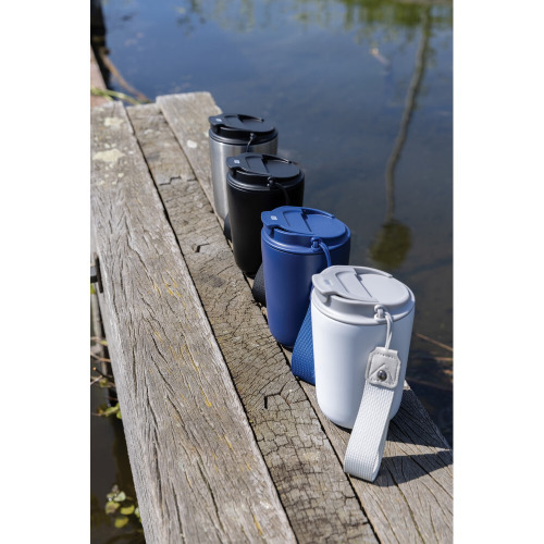 Kubek termiczny 380 ml Cuppa, stal nierdzewna z recyklingu niebieski P435.025 (9)