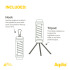 Lampa kempingowa i latarka Aqiila Lightbird G1 Czarny LT45205-N0002 (6) thumbnail
