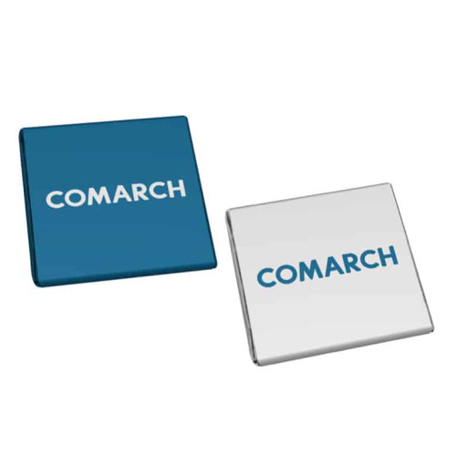 Mini czekoladka kwadratowa 5 g Wielokolorowy S0040 (2)