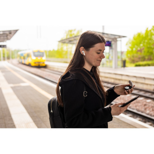 Bezprzewodowe słuchawki douszne ANC | Alden Biały V7299-02 (3)