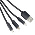 Długi kabel 3w1 z podświetlanym logo, W201TG Czarny EG053403 (2) thumbnail