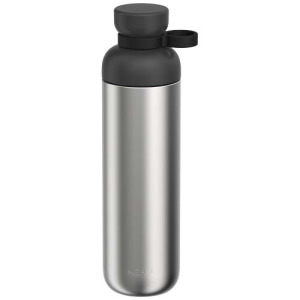 Butelka na wodę Mepal Vita 900 ml ze stali nierdzewnej z recyklingu Czarny