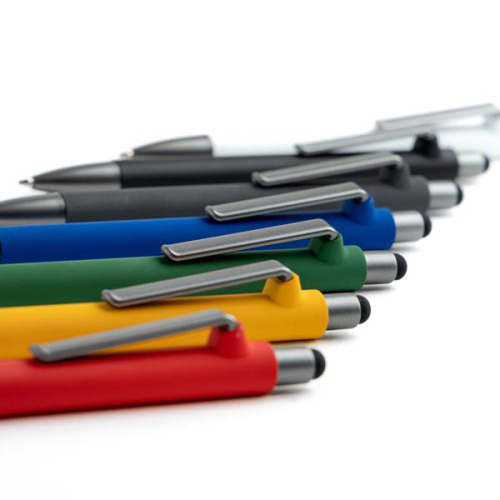 Dlugopis Soft Touch z recyklingowanego plastiku / Soft RPP Żółty IP13159622 (3)